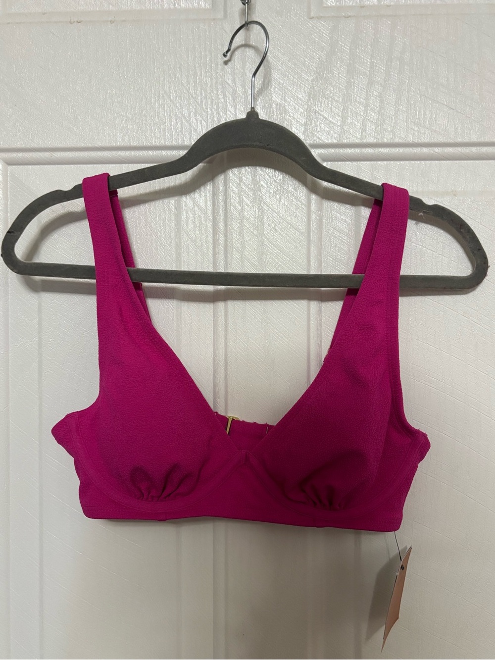 Shade & Shore Fuchsia Bikini Top